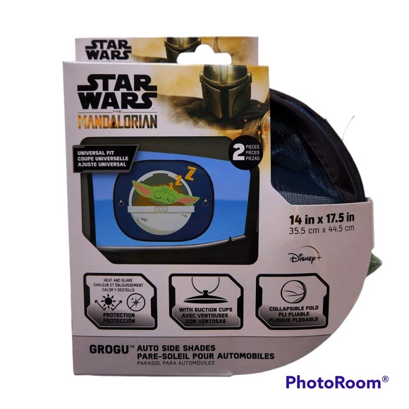 Plasticolor Other - Star Wars Mandalorian Grogu The Child Yoda Side Window Mesh Auto Shades Set of 2